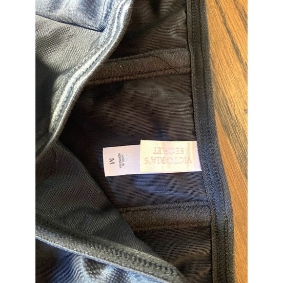 Victorias Secret Black Waist Cincher Shapewear Tummy Control Boning Medium - Picture 3 of 5